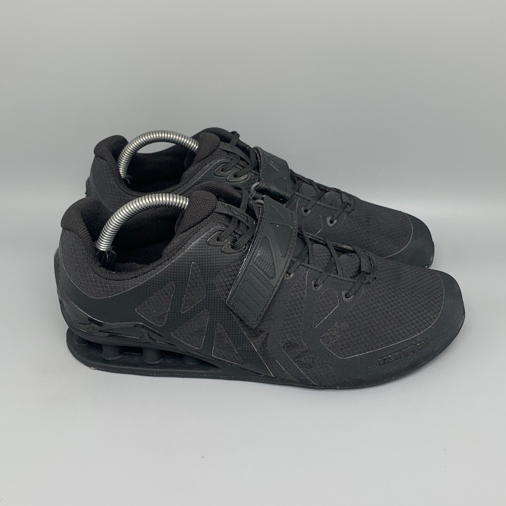 Inov-8 Fastlift 335 Black Weightlifting Shoes Men's Sz 10